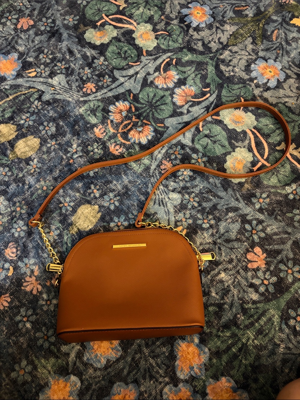 Steve Madden Women's brown Crossbody Bag with Gold Accents